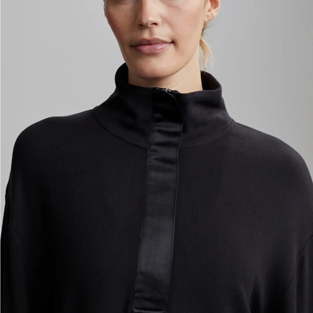 Varley Roeder Half Zip Midlayer Pullover Sweatshirt Black Size Small 1/4 Zip - Picture 2 of 16
